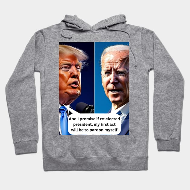 I will pardon myself Hoodie by Noetic Humor